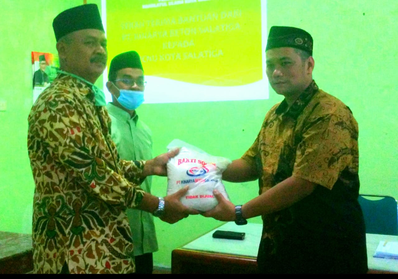 PT Kinarya Beton Salurkan 5 Ton Beras Kepada Keluarga Besar NU Salatiga